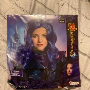 Disney Descendants Purple Costume Wig new